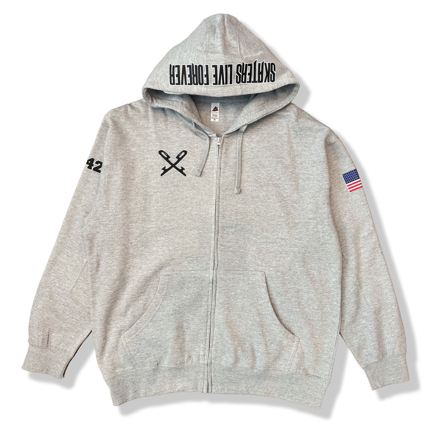 【Adult:XL】Once a Skater Zip Up