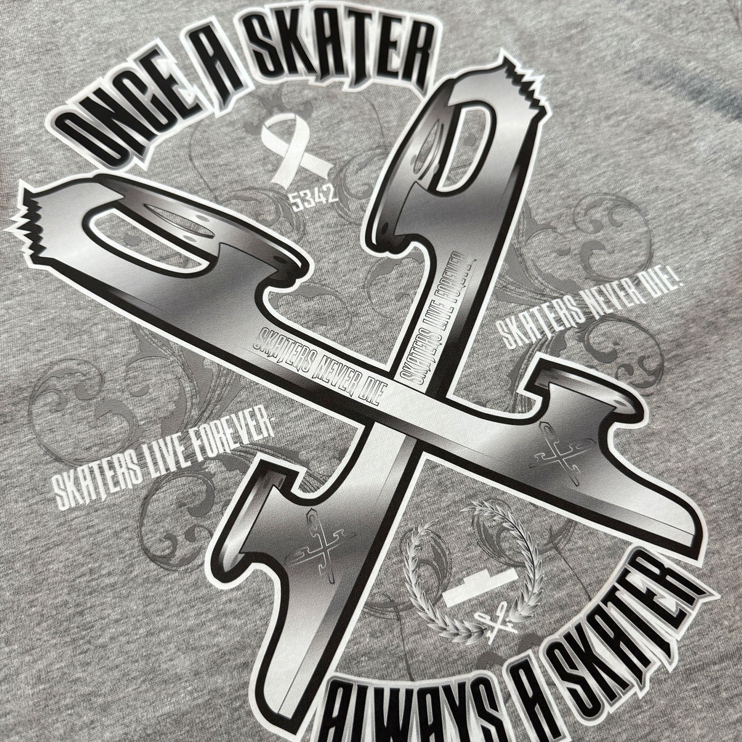 【Adult:M】Once a Skater Tee