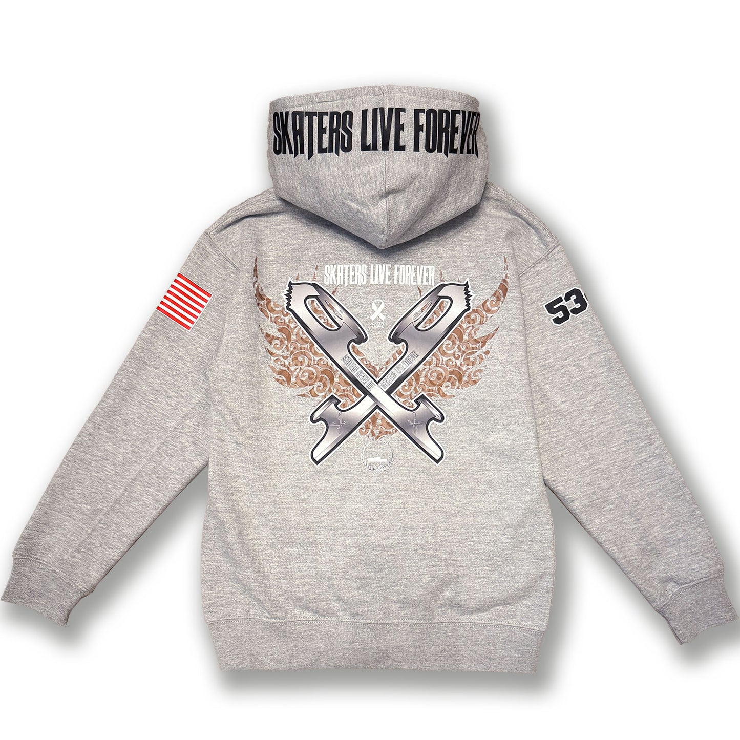 【Youth:M】Swirl Wing Zip Up