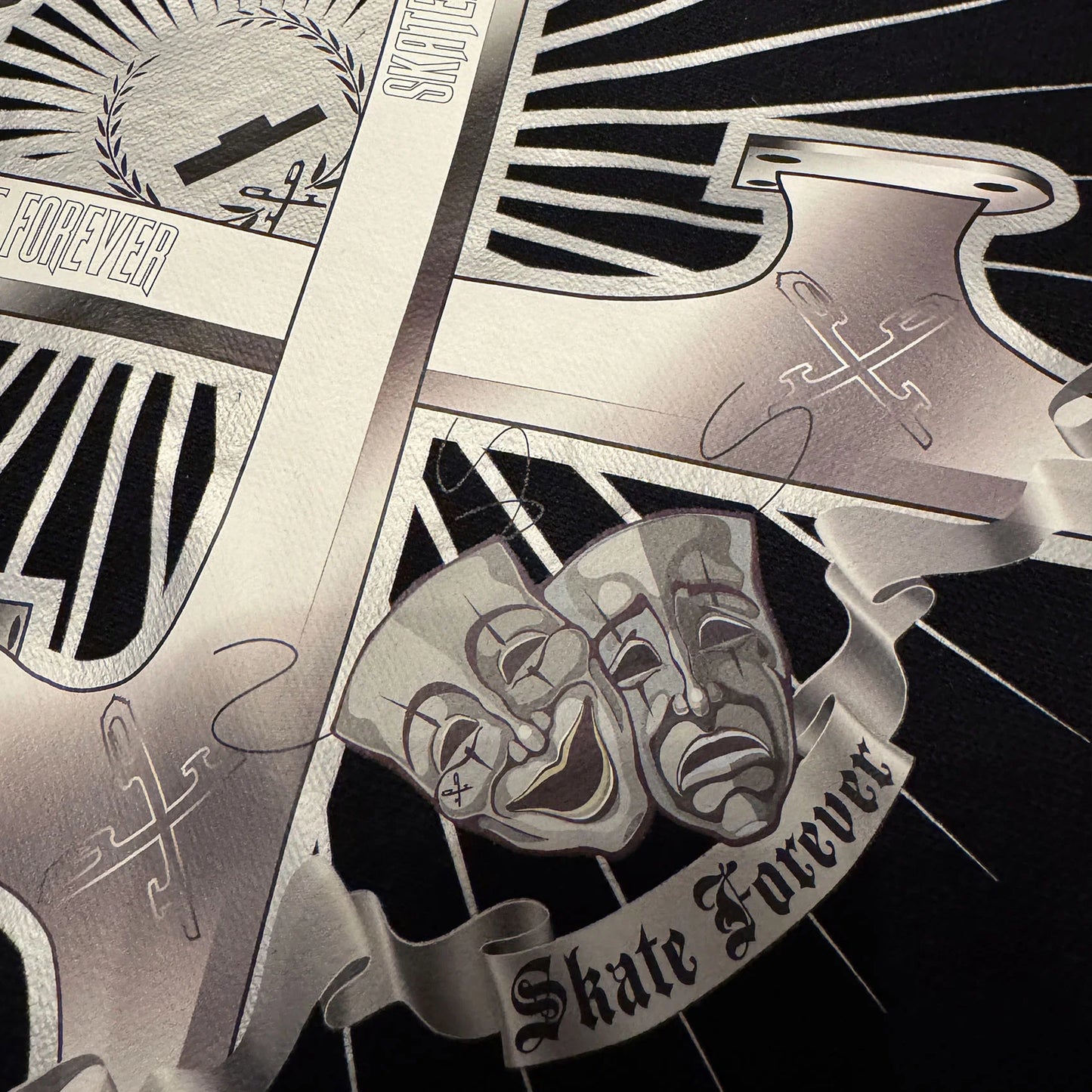 【Adult:L】Skate Now Cry Later Zip Up