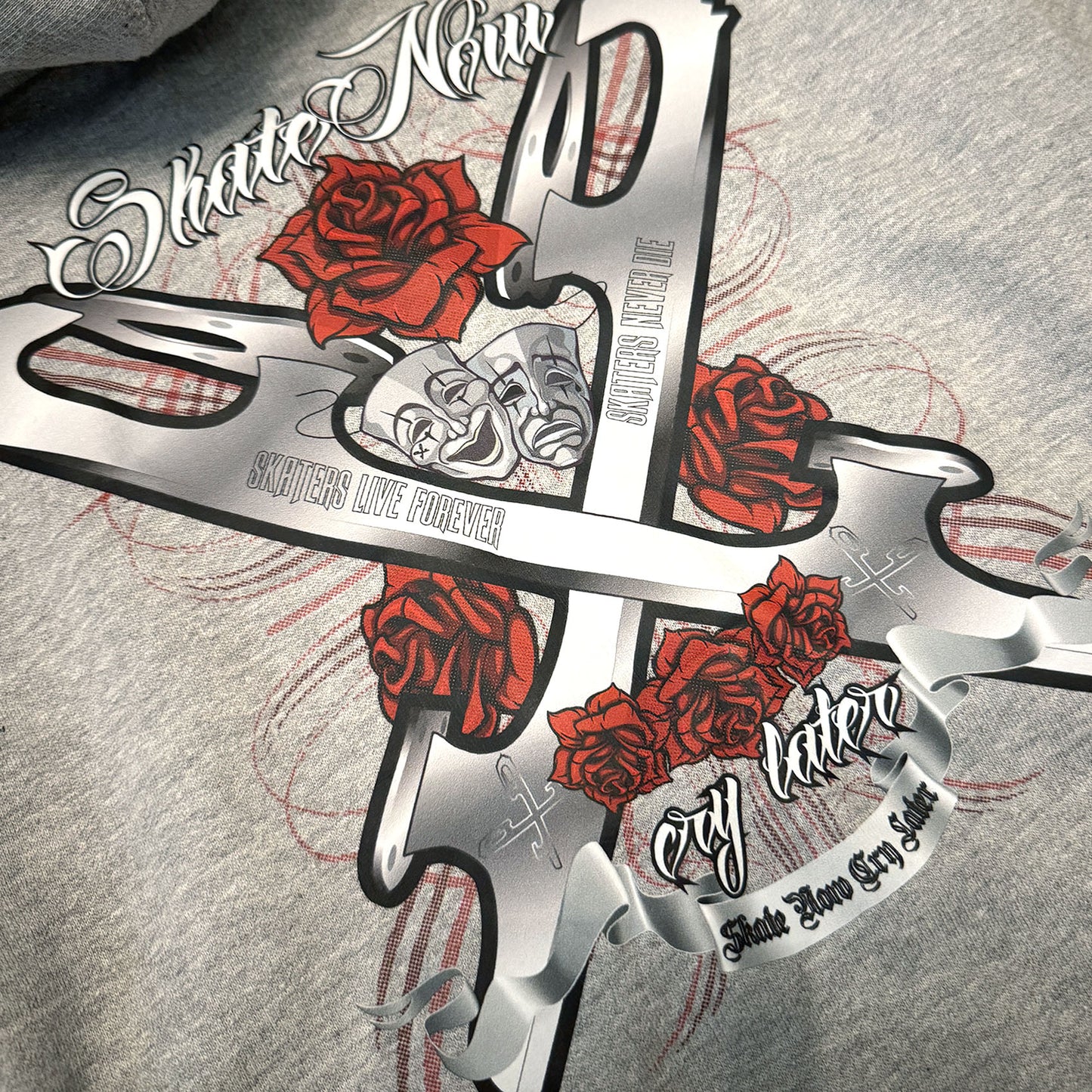 【Youth:L】Skate Now Cry Later Zip Up
