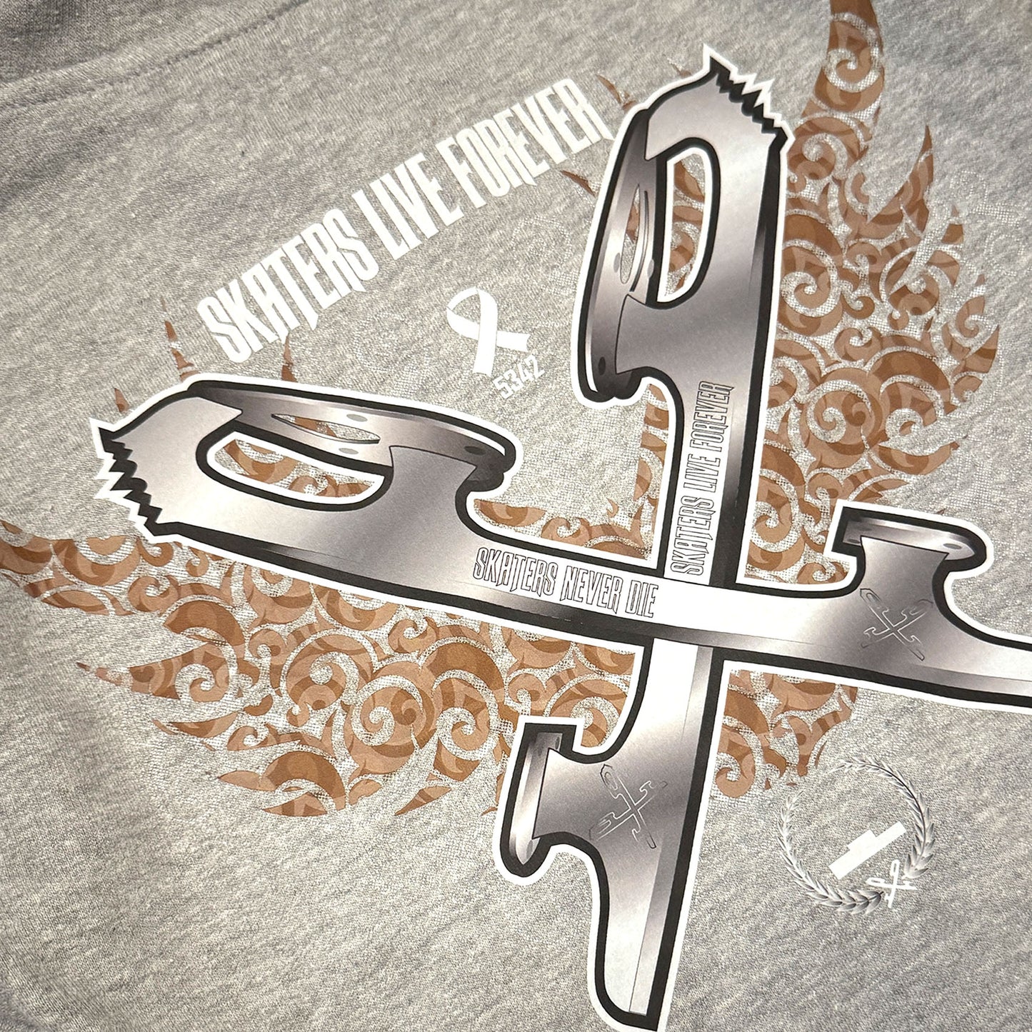 【Youth:M】Swirl Wing Zip Up