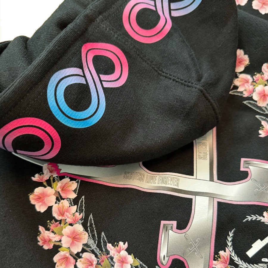 【Youth:M】Cherry Blossom Zip Up