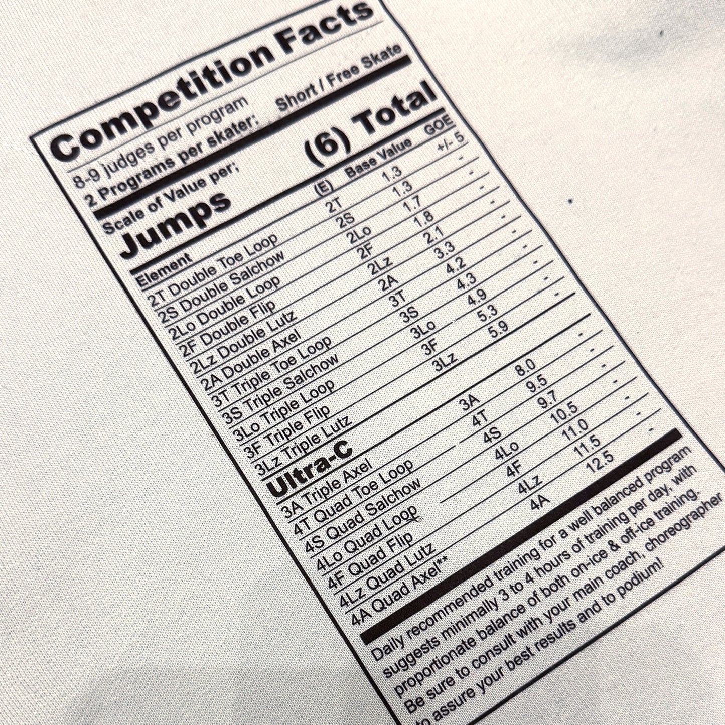 【Youth:S】Competition Facts Hoodie