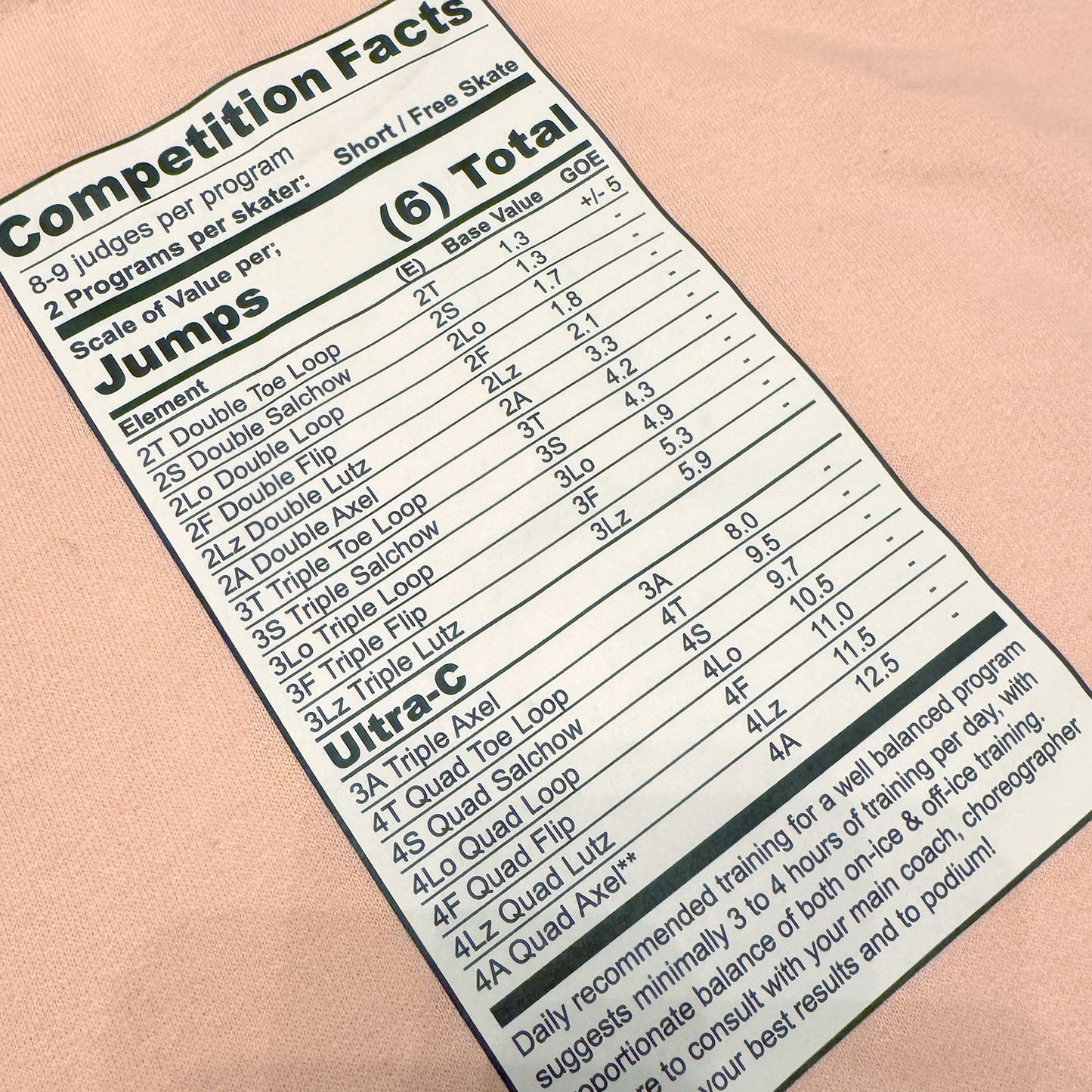 【Youth:S】Competition Facts Hoodie