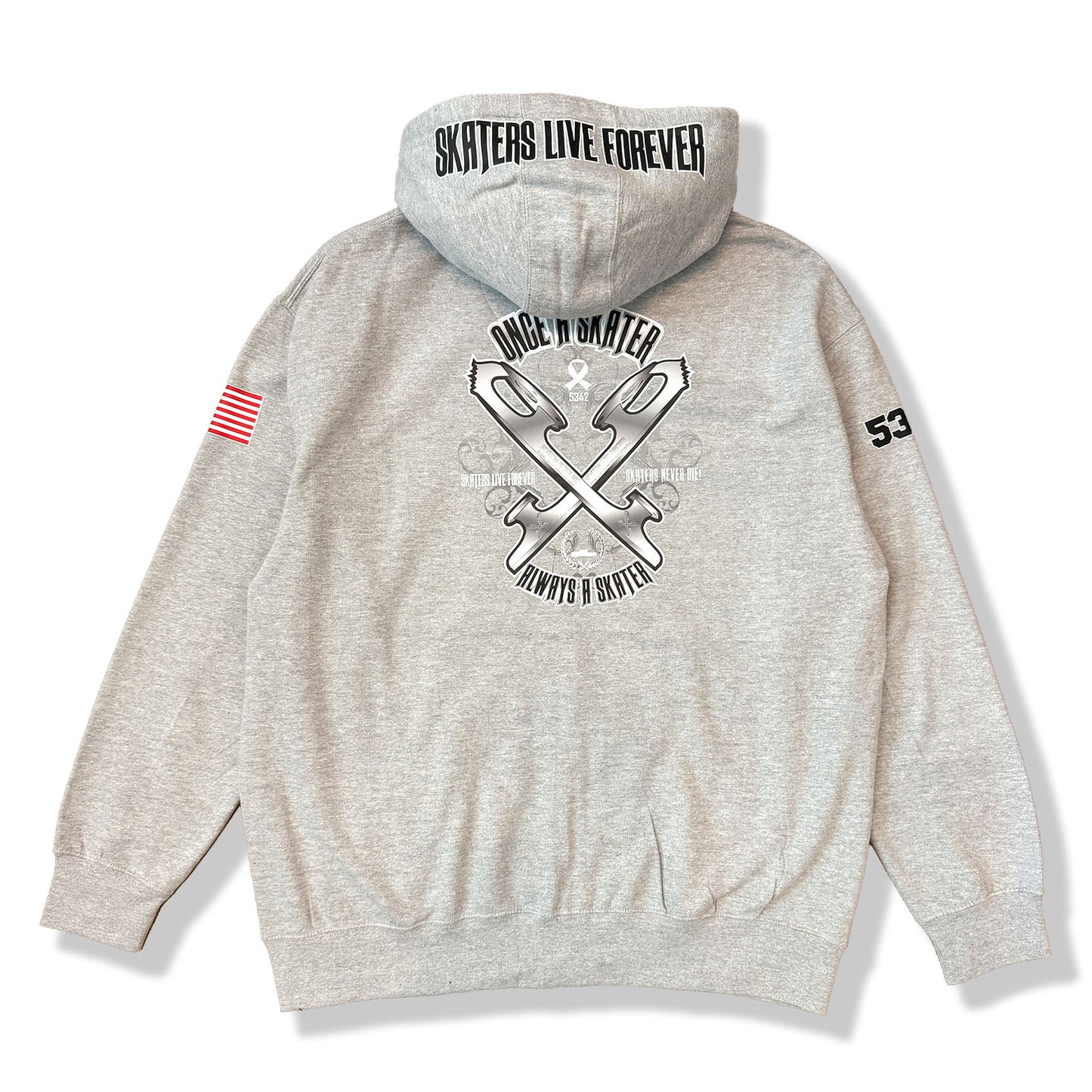 【Adult:XL】Once a Skater Zip Up