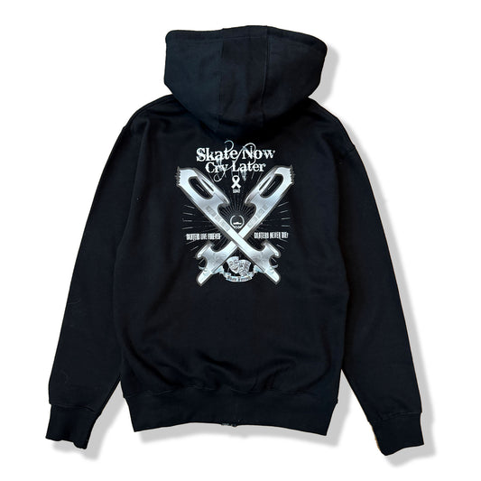 【Adult:S】Skate Now Cry Later Zip Up