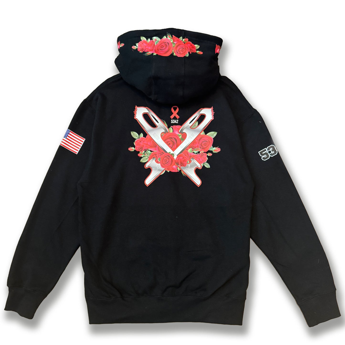 【Adult:M】Blades x Roses Zip Up