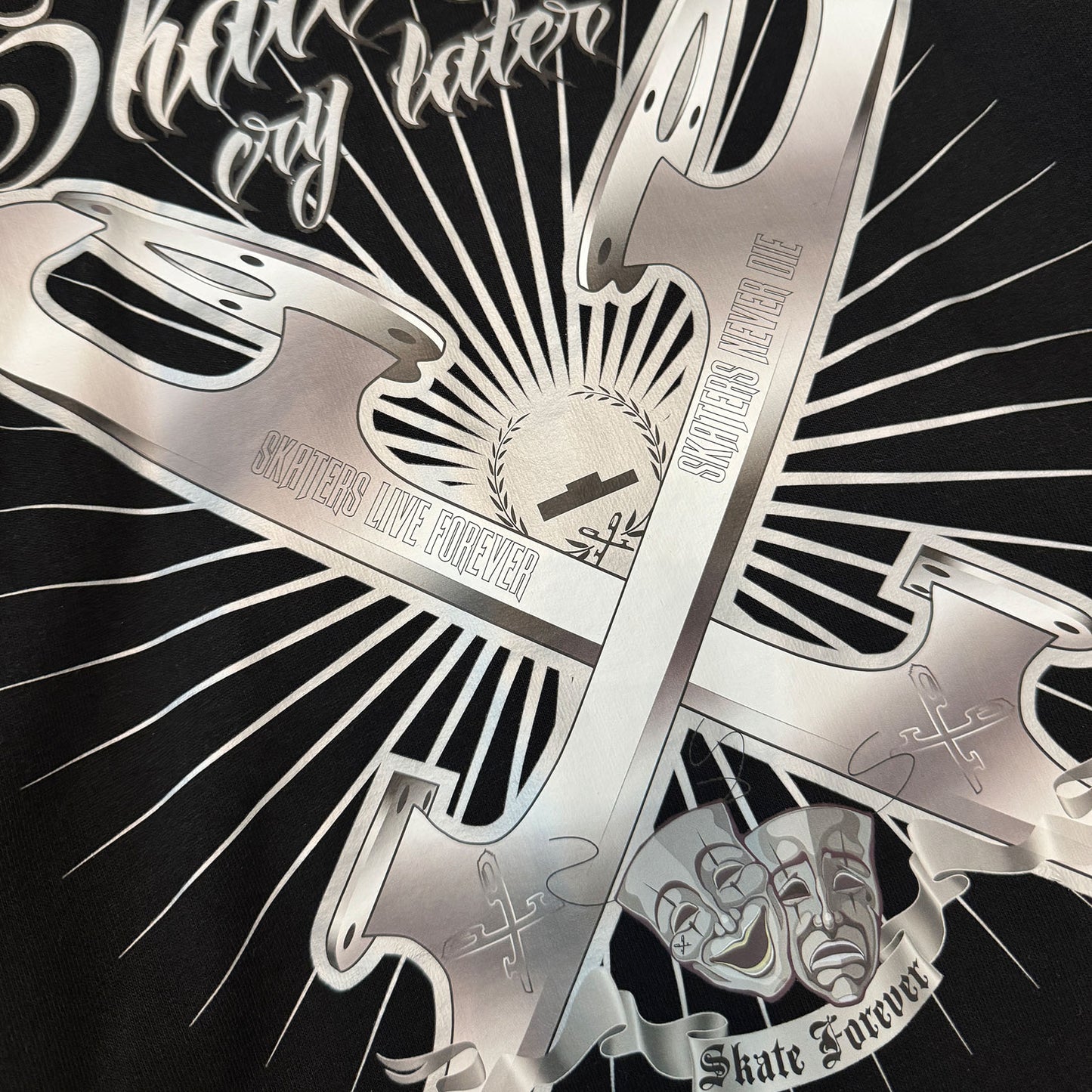 【Adult:M】Skate Now Cry Later Zip Up