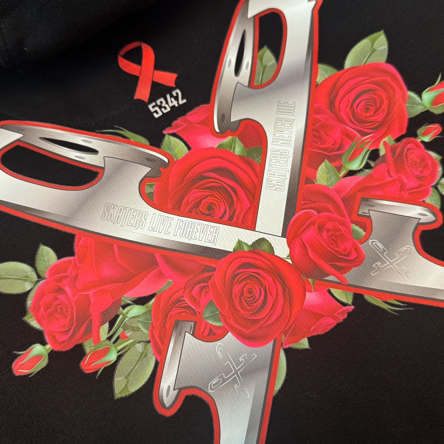 【Adult:M】Blades x Roses Zip Up
