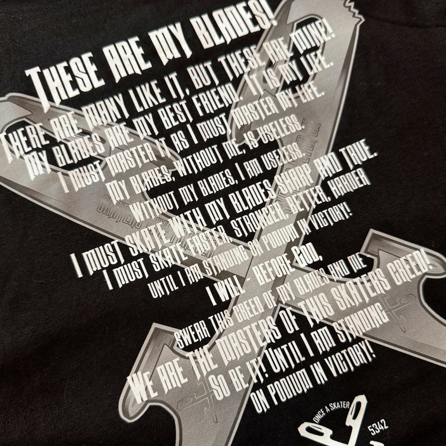 【Adult:M】These Are My Blades Tee
